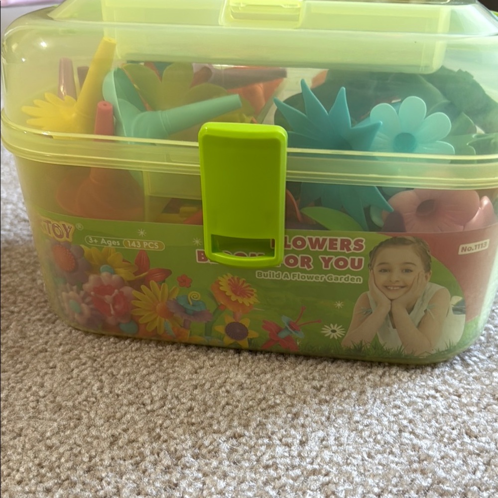 Ver toy Flowers Bloom for You Building Blocks Set for Creative Play